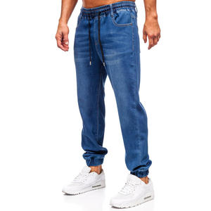 Pantalon en jean pour homme coupe droite, design intemporel, confortable, mélange de coton, idéal pour le streetwear décontracté, le travail et les voyages - Product Image 4
