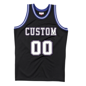 Custom Black Purple <b>Checkered</b> Basketball Jersey Sublimated Print Adult Unisex Tank <b>Top</b> Breathable Polyester Basketball Jersey - Product Image 5