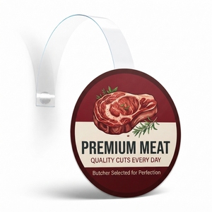 Étiquette publicitaire promotionnelle en PVC de qualité alimentaire, écologique, pour supermarché, présentoir de rayonnage, support de marketing de point de vente - Product Image 5