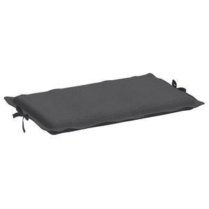 Cojín para Tumbona, Almohada para Exteriores, 100% Poliéster, Extraíble, Lavable, para Todas las Estaciones, Color Antracita Sólido, Diseño Acolchado - Product Image 6