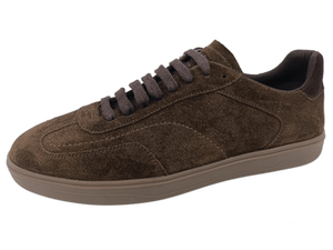 Chaussures de marche pour hommes en daim synthétique marron à lacets, confortables, avec semelle intermédiaire et extérieure en EVA, toutes saisons, décontractées, légères et absorbant les chocs - Product Image 2