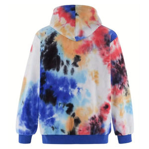 Sweat-shirts unisexes tie-dye de haute qualité, couleur unie, design optimal, séchage rapide, basiques, en coton mélangé, pour homme - Product Image 6
