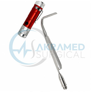 เครื่องมือผ่าตัดจมูกแบบดึงกลับพรีเมียม Aufricht ขนาด 10 มม. x 50 มม. ใยแก้วนำแสง สแตนเลสสตีล สำหรับศัลยกรรมพลาสติก ได้รับการรับรองมาตรฐาน CE - Product Image 3