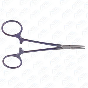 Instrumentos quirúrgicos delicados y suaves de 5 pulgadas, acero inoxidable, titanio de alta calidad, soporte de aguja Halsey, Tc dentado - Product Image 5