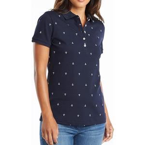 New Short Sleeve Top T-Shirt Women <b>Spring</b> Summer Lapel Print Versatile Polo Shirt for Women Clothing Casual Tops - Product Image 2