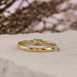Anillo de Compromiso y Boda para Mujer con Diamante Cultivado en Laboratorio, Corte Baguette, 10K, 14K, 18K, Oro, 0.34CT, 0.53CT, 0.84CT, IGI D Vs1, Scarlett - Product Image 4
