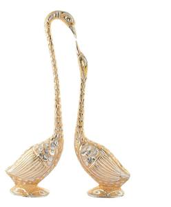 ของตกแต่งสไตล์อาร์ตเดโครูปหงส์ทอง (ชุด 2 ชิ้น) สำหรับงานแต่งงานและงานขึ้นบ้านใหม่ - Product Image 1