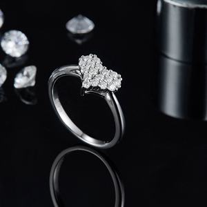 Bague de fiançailles unisexe en or jaune 18 carats massif plaqué rhodium, pierre naturelle de forme géométrique, minimaliste, certifiée IGI AMBER - Product Image 2