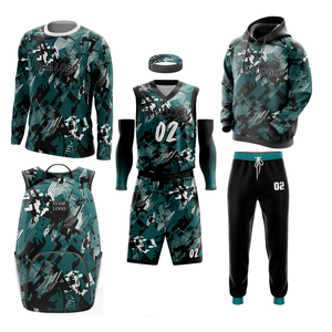 Tenues de basket-ball fabriquées au Pakistan, comprenant maillot d'équipe et short sublimé, en vente en ligne. - Product Image 4