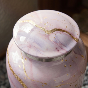 Urne funéraire en aluminium Cherished Spirit - Urne funéraire polie pour cendres - Product Image 3