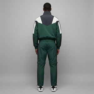 Best Selling Men's Color Windbreaker <b>Tracksuit</b> Full Zipper Sporty Jacket With Side Pockets Breathable <b>Polyester</b> Autumn Wear - Product Image 2