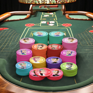 Juego de Fichas de Póker de Cerámica NFT de 300/500 Piezas con 10/20 Placas de 40/45/50 mm y 10/14/17 g, para Jugadores de Póker - Product Image 3