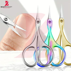 Tijeras para Cutículas de la Más Alta Calidad, Curvas, con Borde Afilado, de Acero Inoxidable, Removedor de Piel Muerta, Herramienta para Manicura, Pedicura y Cuidado de Uñas - Product Image 6