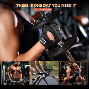 Guantes de Levantamiento de Pesas Directo de Fábrica, Diseño de Neopreno de Medio Dedo para Agarre Resistente al Agua, Pedidos al por Mayor - Product Image 4