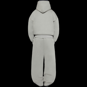 Customize Heavyweight Printed Boxy Fit Hoodies Sweatpants Set High Quality Oversized Fleece Drawstring <b>Tracksuits</b> Men 100% - Product Image 3