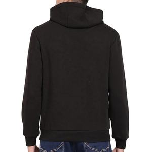Sudadera con capucha de invierno para hombre de algodón de alta calidad 100%, logotipo impreso personalizado, hombro caído ligero, tamaño Regular, teñido liso - Product Image 3