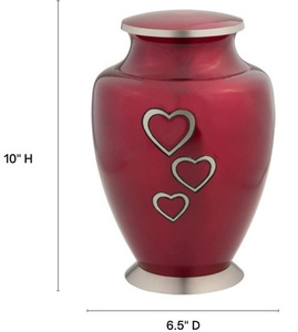 Urnas de Cremación de Latón para Cenizas de Adultos, Urnas Hechas a Mano para Hombres y Mujeres, Urnas Decorativas, Urnas Funerarias - Product Image 2