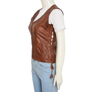Chalecos de Cuero de Alta Calidad 2026, Transpirables, Personalizados, de Buena Calidad, Diseño Superior, Chaleco de Cuero para Mujer - Product Image 2