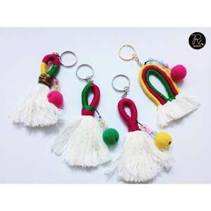 Colgante de Borla Premium para Bolsos, Adorno de Cuero Suave con Flecos, Llavero para Mujer, Elegante Decoración para Carteras, Regalo - Product Image 1