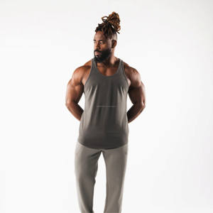 <b>Men's</b> Sleeveless White Ribbed Tank Top <b>Mens</b> Shapewear undershirt <b>gym</b> <b>Vest</b> Top Athletic Tank Top <b>Men</b> Muscle Fit - Product Image 1