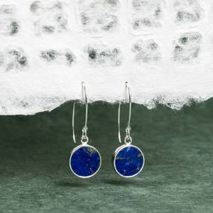 Sterling Silver Handmade Wedding Drop <b>Earrings</b> Jewelry Set Third Party Certified Trendy Design Export India - Product Image 1
