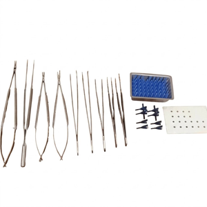 Juego de Instrumentos de Microcirugía de 9 Piezas, Pinza Microvascular y Kit de Instrumentos de Cirugía Plástica - Product Image 3