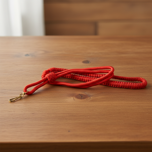 Cordón de Viscosa Rojo Ceremonial Personalizado de Gran Venta con Dos Nudos para Accesorios Promocionales de Uniformes - Product Image 4