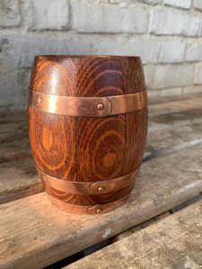 Jarra de Cerveza Vikinga Hecha a Mano, Jarra de Madera de Estilo Medieval, Jarra de Cerveza de Madera Natural - Product Image 3