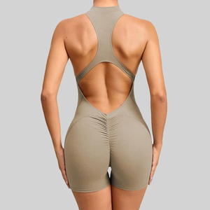 Activewear Bodysuit Seamless Workout Gym Yoga Fitness One Piece Sportswear Manufacturer Women's High Quality Bodysuit - Product Image 3