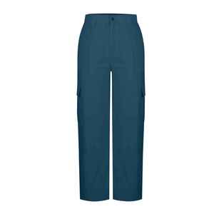 Pantalon cargo pour femme, tendance du printemps, coupe ample, taille élastique, respirant, décontracté, multi-poches, pantalon tendance - Product Image 5