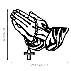 CIFbuy Croce Gotica Nera in Ferro da Parete, Decorazione di Tendenza TikTok, Servizio di Ritiro, Elemento Decorativo da Parete - Product Image 6