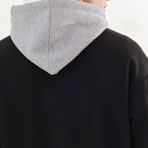 Sweat à capuche décontracté pour homme, anti-plis, en polaire écologique, imprimé Asali, respirant, en coton et polyester - Product Image 6