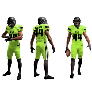 Sublimation personnalisée Uniforme de football américain Jeunes hommes Tackle Twill Teamwear Respirant Maillots de football personnalisés à séchage rapide - Product Image 5