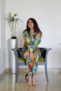 Pijama de algodón para mujer, camisón de verano para la playa, camisón de algodón suave estampado, camisón con botones, camiseta de pijama estampada, pijama largo - Product Image 6