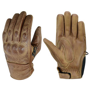 Nouveauté : Gants de moto en cuir personnalisés pour hommes, hiver, extérieur, qualité supérieure, doigts complets, respirants, pour la conduite - Product Image 1