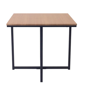 Luxury Design Metal Frame Dining Set With 4 Wooden <b>Stools</b> and Minimalist Style for Home Furniture Decoration - Product Image 4