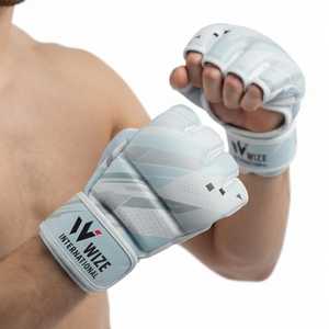 Gants de Sparring MMA Professionnels Wize International en Gros, Fermeture à Lacets pour Poignet, Adulte, Personnalisables, Marron Vintage - Product Image 4
