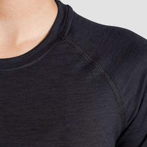 Camiseta Deportiva de Compresión, Talla Grande, con Logotipo Personalizado Bordado, Holgada, de Secado Rápido, para Verano, Gimnasio, Entrenamiento, Deportes - Product Image 1