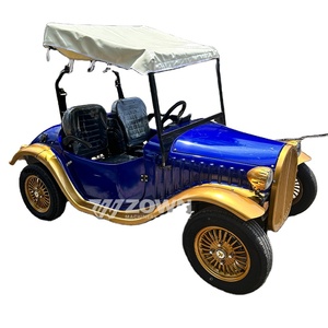 Kendaraan listrik Vintage mewah klasik untuk dewasa 4 roda mobil transportasi khusus kecepatan rendah dengan kanopi - Product Image 1