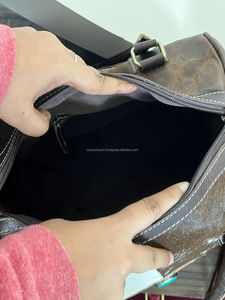 Nuevo diseñador de lujo clásico fabricante Mini Duffel Fringe Bags logotipo personalizado mano Tooled cuero moda Bolsos De Mujer - Product Image 6