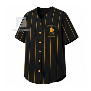 Camiseta personalizada de la hermandad NCBW con logotipo bordado en la parte delantera, color negro y dorado, manga corta, poliéster, para mujer, ropa griega. - Product Image 2