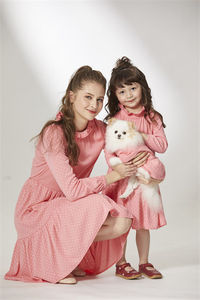 ODM Taiwán hizo vestido rosa para niños a juego con vestidos de madres - Product Image 6