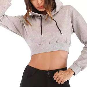 Vente chaude Pulls à capuche et sweat-shirts pour femmes d'hiver de haute qualité en polyester/coton respirant anti-boulochage - Product Image 1