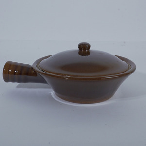 Modern Brown <b>Ceramic</b> Sapo Bowl with Handle Microwave Safe & Dishwasher Safe for Restaurant Hot <b>Pot</b> Soup Noodle Serving Tableware - Product Image 6