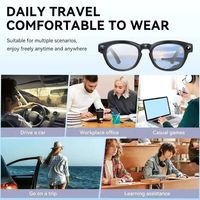 Gafas Inteligentes con IA, Cámara, Grabación de Video, Traducción a 100 Idiomas, Llamadas Bluetooth, Reproductor de Música