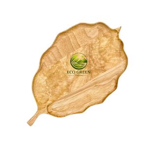 Bandeja de Servir de Madera Floral Art Deco Hecha a Mano, Rectangular/Ovalada, para Té y Pasteles, Madera Natural, Decorativa para el Hogar y la Cocina, Venta al Por Mayor - Product Image 4