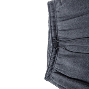 Pantalon de jogging cargo ample pour homme en molleton épais, multi-poches, style urbain, avec logo personnalisé, en coton, coupe décontractée - Product Image 3