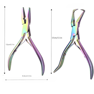 Premium Hair <b>Extension</b> Plier Kit for Micro Ring <b>Beads</b> Crimping Loop Threader and Hair <b>Extension</b> Accessories Set - Product Image 5