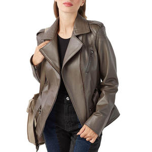 Vestes en cuir pour femmes, nouvelle collection, grande taille, respirantes, imperméables, écologiques, broderies, dernier design, vente en ligne - Product Image 3