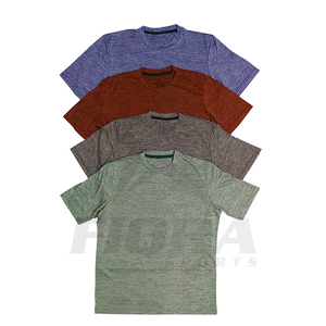 Camiseta Deportiva de Manga Corta para Hombre, Tejido Sólido, con Logotipo Personalizado 2026, Secado Rápido, Tallas Grandes, para Entrenamiento - Product Image 2